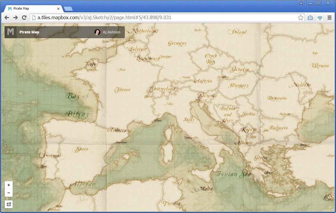 Pirate map